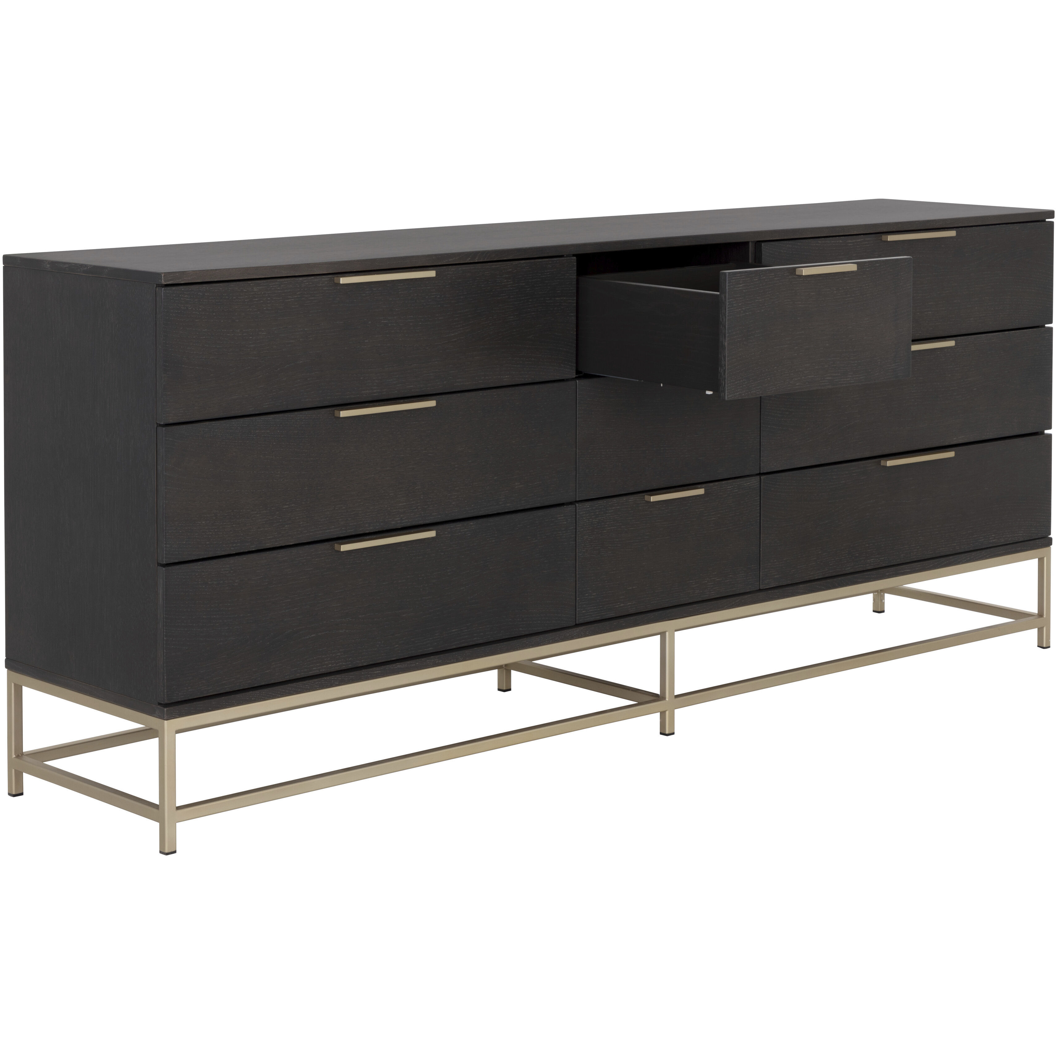 Rebel Gold / Charcoal Grey Dresser, Large